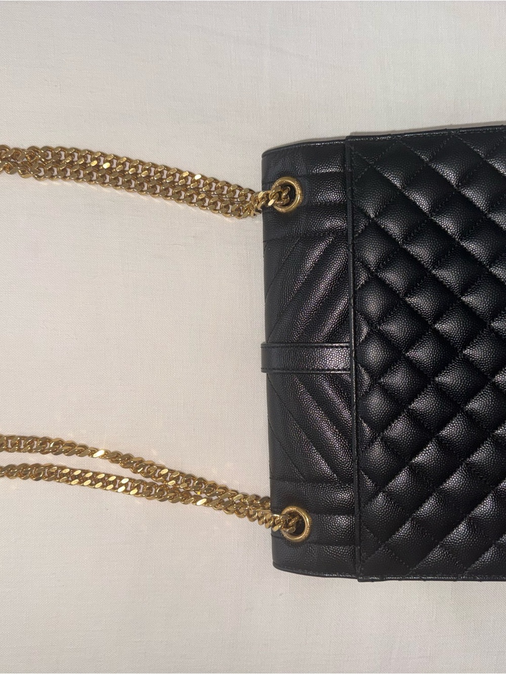 Saint Laurent Medium Cassandra Quilted Leather Envelope Bag - Picture 7 of 10